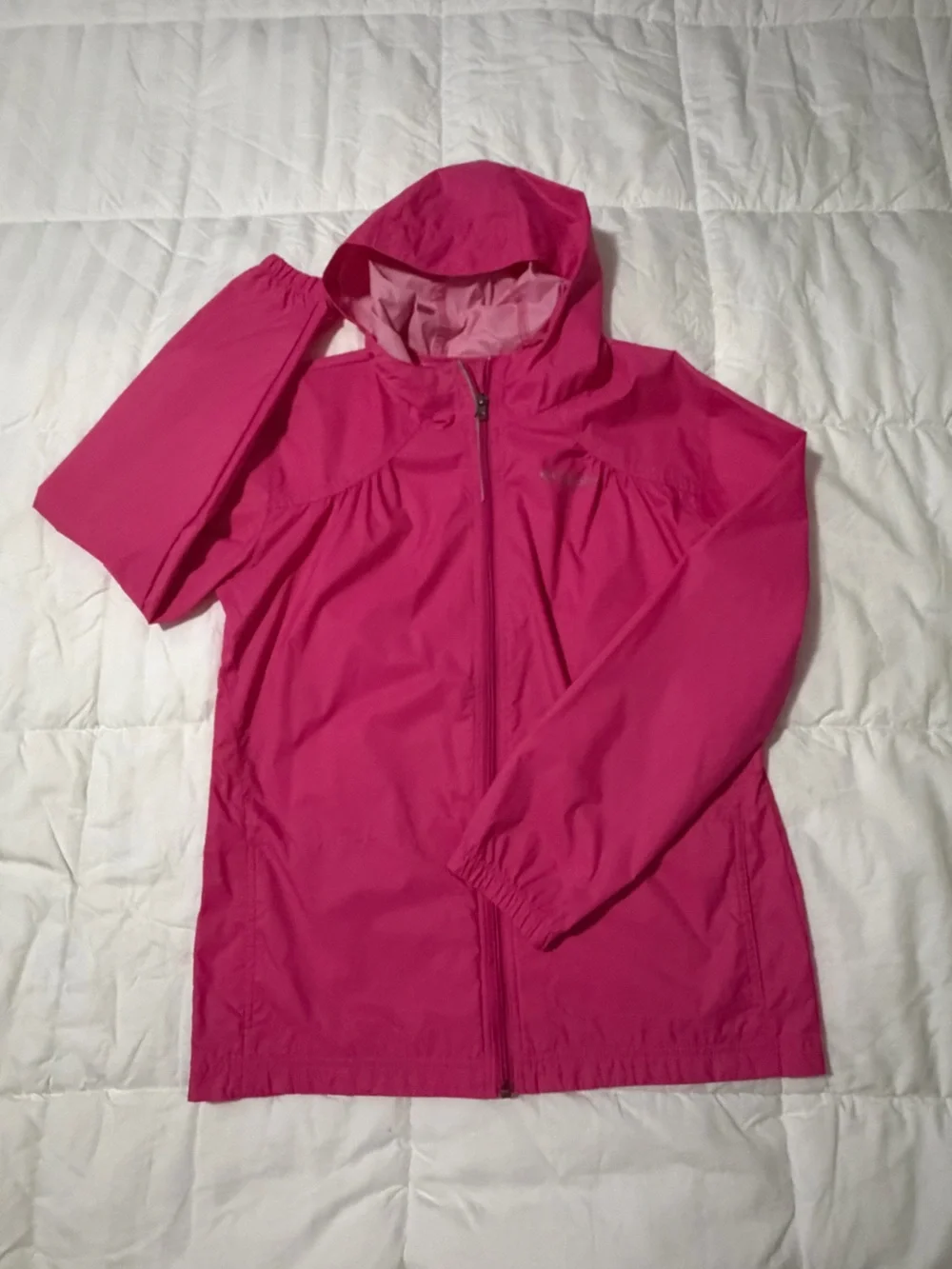 Columbia Pink Hooded Outdoor Jacket
